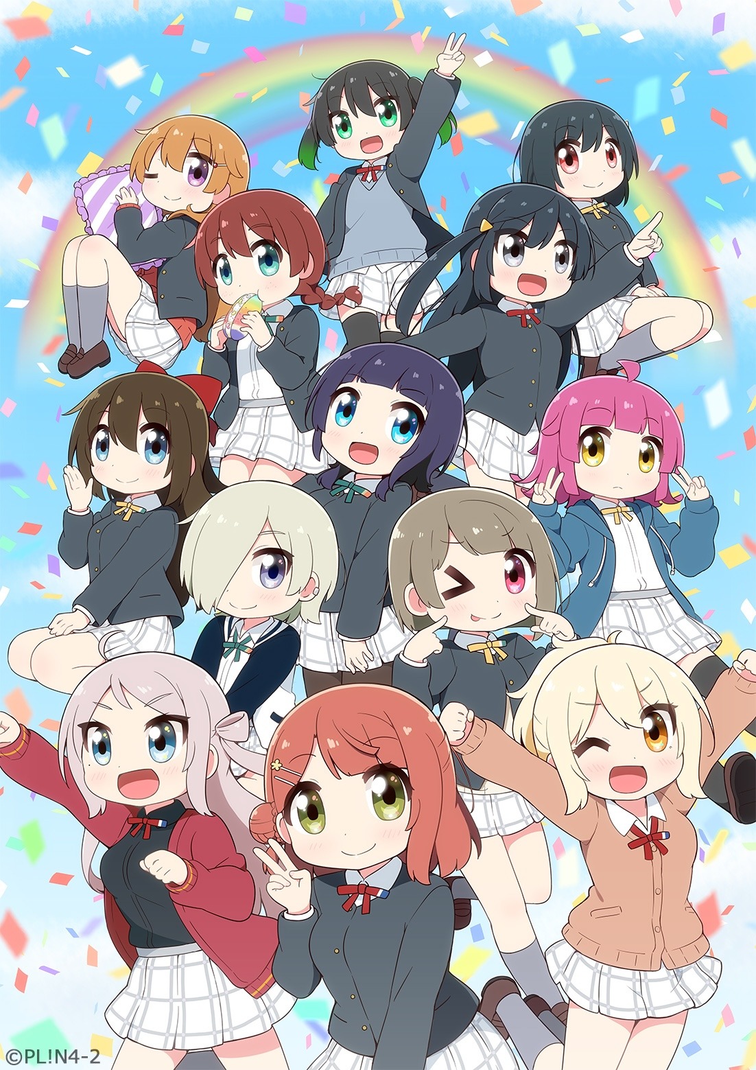 「にじよん あにめーしょん2」ビジュアルプロジェクト (c)ラブライブ!にじよん あにめーしょん2