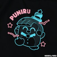 「ぷにるはかわいいスライム ぷにるTシャツ」のイラストイメージ。