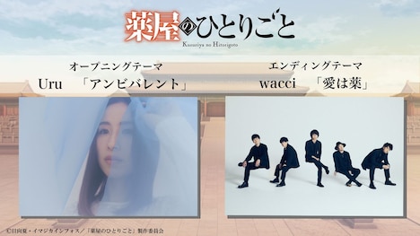 主題歌情報の告知画像。