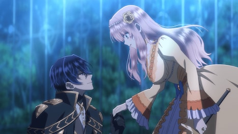 TVアニメ「ループ7回目の悪役令嬢は、元敵国で自由気ままな花嫁生活を満喫する」第1話より。