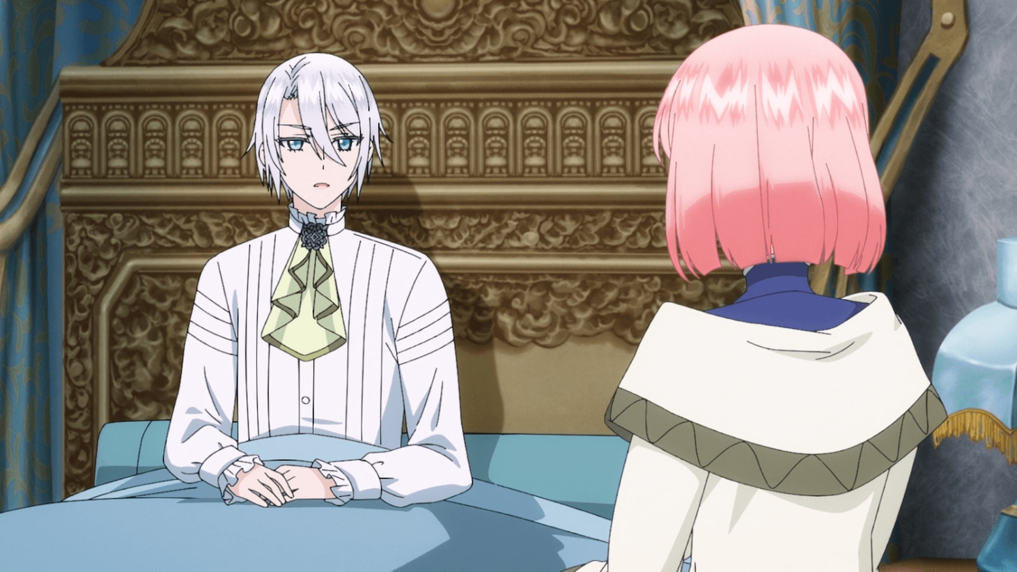TVアニメ「ループ7回目の悪役令嬢は、元敵国で自由気ままな花嫁生活を満喫する」PV第2弾より。