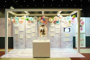 「ふたりはプリキュアSplash☆Star」の展示。