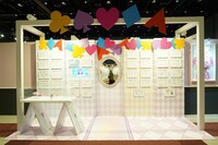 「ドキドキ！プリキュア」の展示。