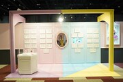 「ハピネスチャージプリキュア！」の展示。