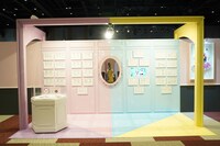 「ハピネスチャージプリキュア！」の展示。