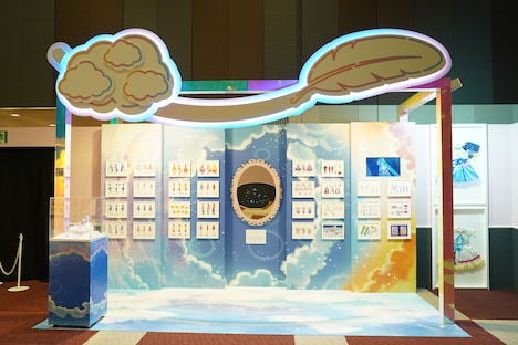 「ひろがるスカイ！プリキュア」の展示。