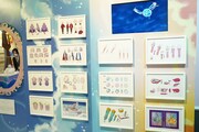 「ひろがるスカイ！プリキュア」の展示。