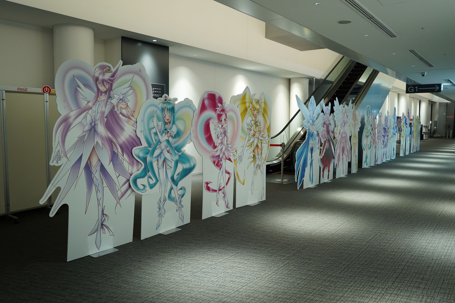 「全プリキュア展～20thAnniversaryMemories～」横浜会場の様子。