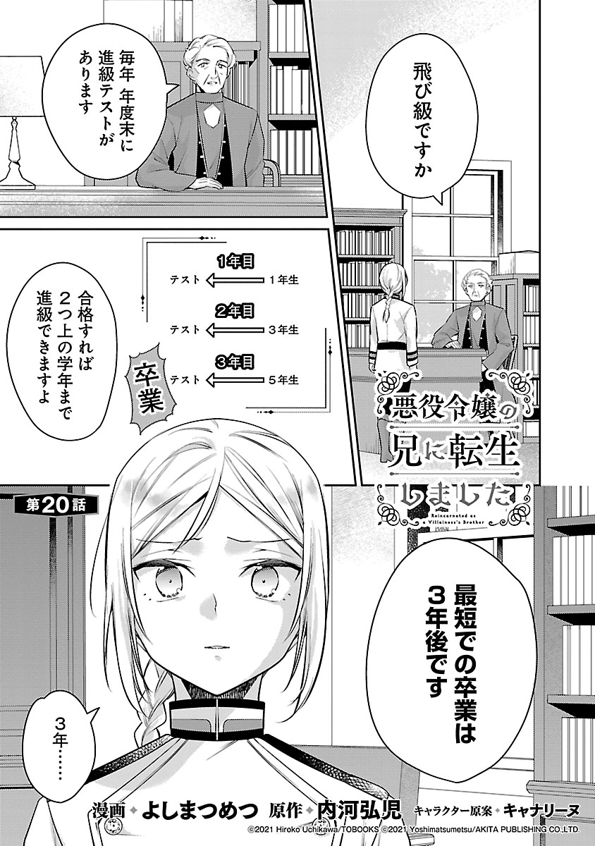 「悪役令嬢の兄に転生しました」4巻より。