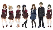 TVアニメ「響け!ユーフォニアム3」キャラクタービジュアル。