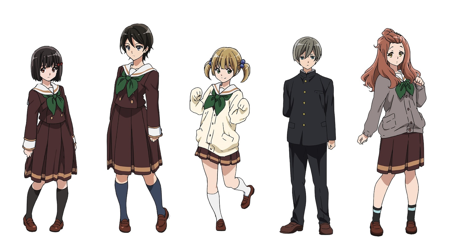 TVアニメ「響け！ユーフォニアム3」キャラクタービジュアル。