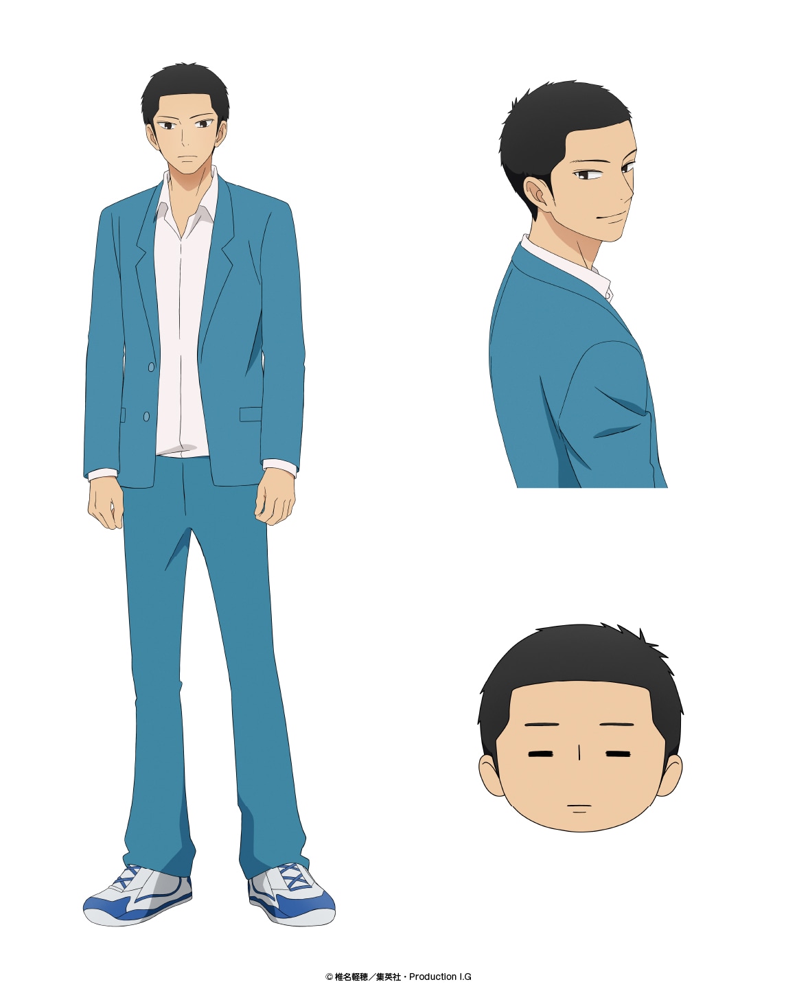 真田龍（CV：中村悠一）のキャラクタービジュアル。 (c)椎名軽穂／集英社・Production I.G