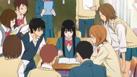 アニメ「君に届け」ダイジェスト映像より。 (c)椎名軽穂／集英社・Production I.G