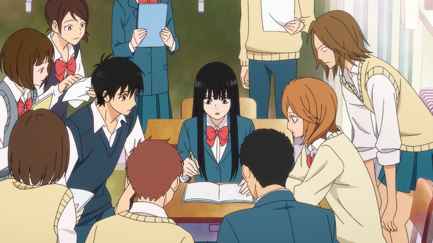 アニメ「君に届け」ダイジェスト映像より。 (c)椎名軽穂／集英社・Production I.G