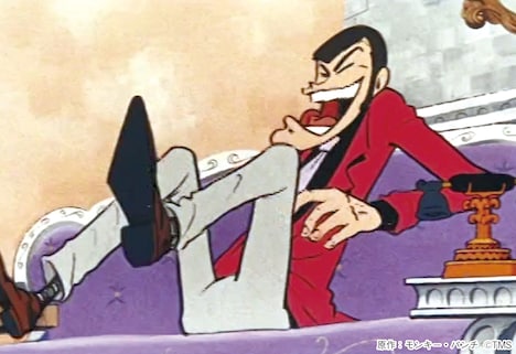 「ルパン三世」のパイロットフィルムより。