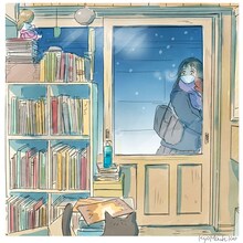 今日マチ子によるイラスト。