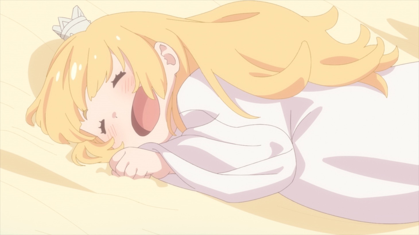 TVアニメ「姫様“拷問”の時間です」第1話の先行カット。(c)春原ロビンソン・ひらけい／集英社・国王軍第三騎士団