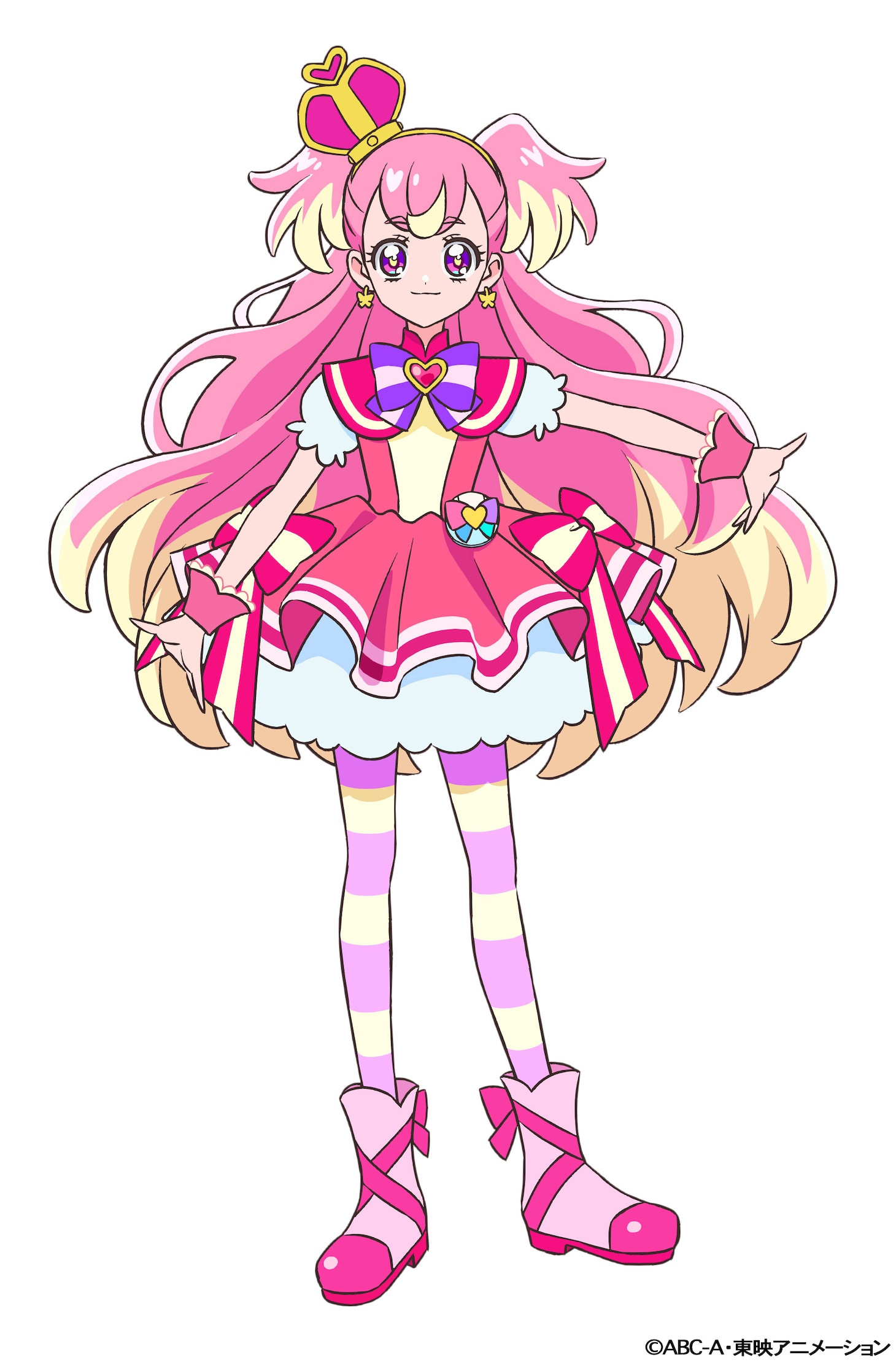 キュアワンダフル（CV：長縄まりあ）。名乗りは「みんな大好き素敵な世界！ キュアワンダフル！ いっしょに遊ぼ♪」。