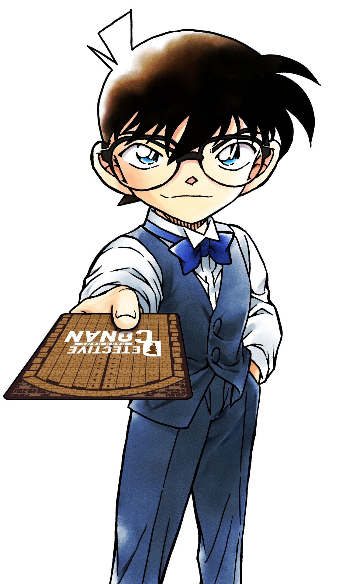青山剛昌のイラスト。