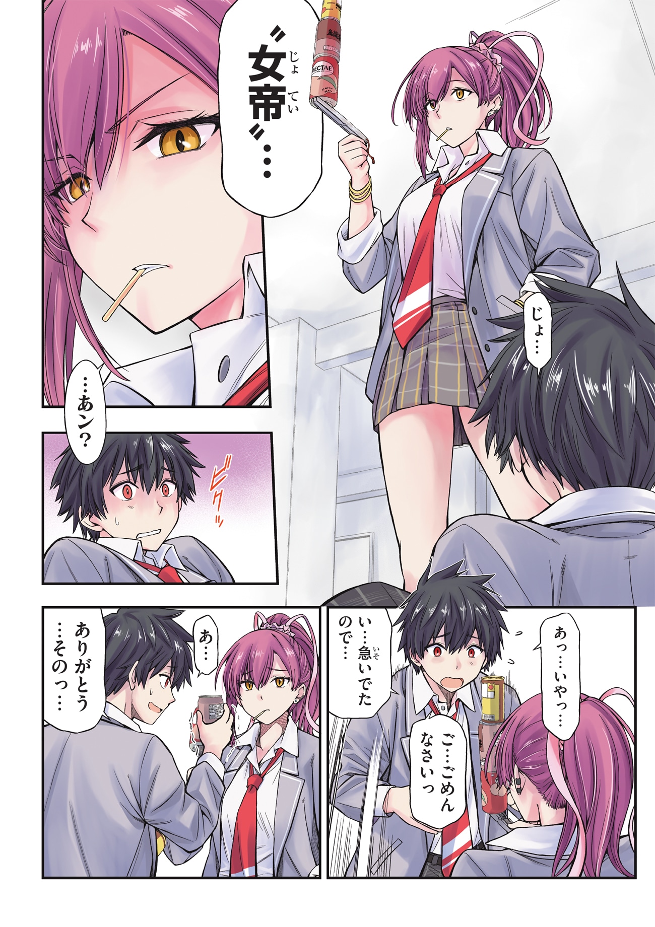 「放課後はケンカ最強のギャルに連れこまれる生活 彼女たちに好かれて、僕も最強に!?」より。