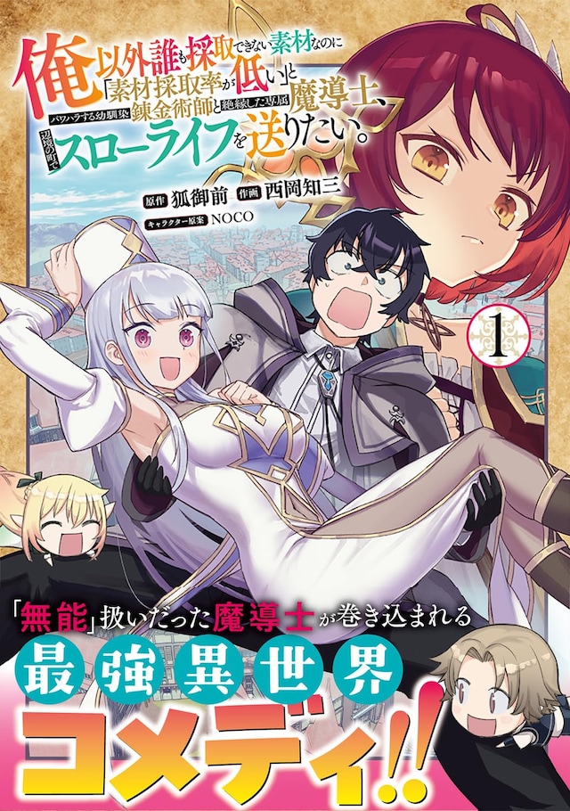 「俺以外誰も採取できない素材なのに『素材採取率が低い』とパワハラする幼馴染錬金術師と絶縁した専属魔導士、辺境の町でスローライフを送りたい。」1巻（帯付き）