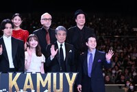 映画「ゴールデンカムイ」完成披露舞台挨拶より。