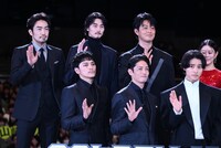 映画「ゴールデンカムイ」完成披露舞台挨拶より。