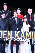 映画「ゴールデンカムイ」完成披露舞台挨拶より。