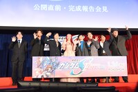 「劇場版『機動戦士ガンダムSEED FREEDOM』」公開直前記念・完成会見イベントの様子。