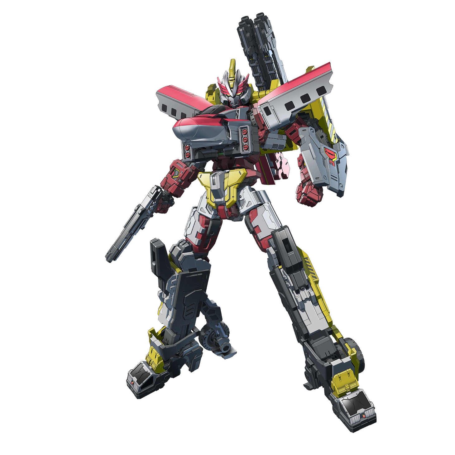 「シンカリオン E6こまちトップリフターフォーム」のビジュアル。