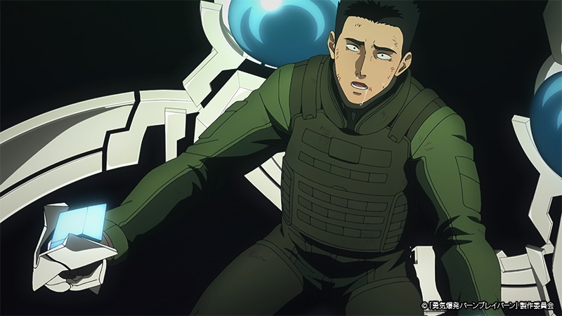 TVアニメ「勇気爆発バーンブレイバーン」第2弾PVの場面カット。