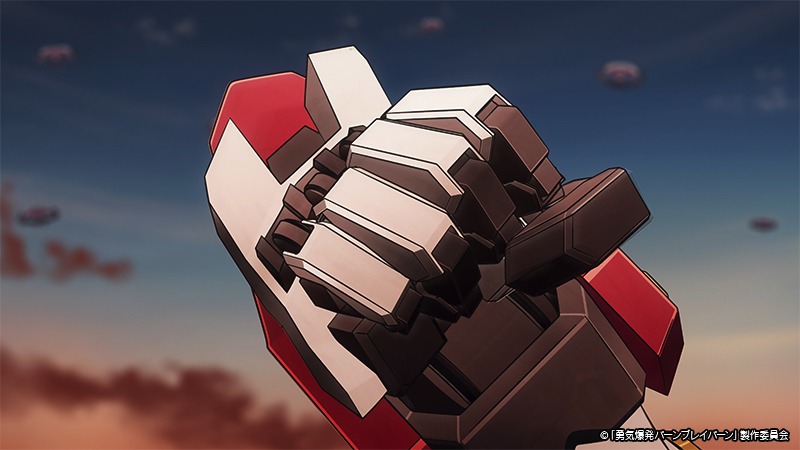 TVアニメ「勇気爆発バーンブレイバーン」第2弾PVの場面カット。