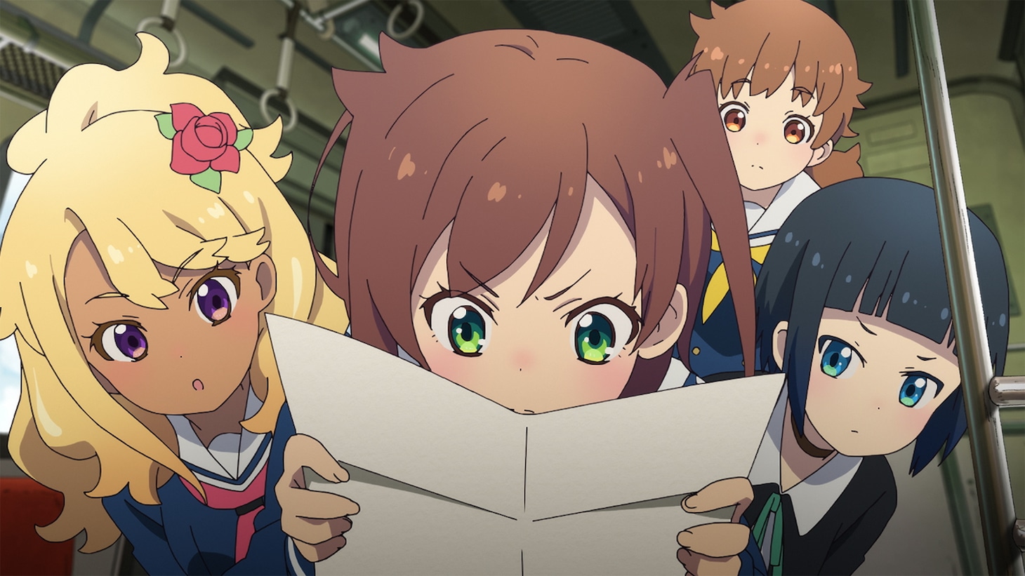 TVアニメ「終末トレインどこへいく？」PV第2弾より。