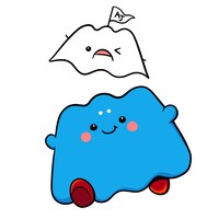 「AnimeJapan」公式キャラクター・AJ兄弟。