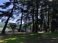 会場となる長野県木崎湖キャンプ場。