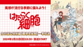 細菌と戦う細胞たちの姿を描くアニメ「はたらく細胞」ニコ生で全話無料一挙放送