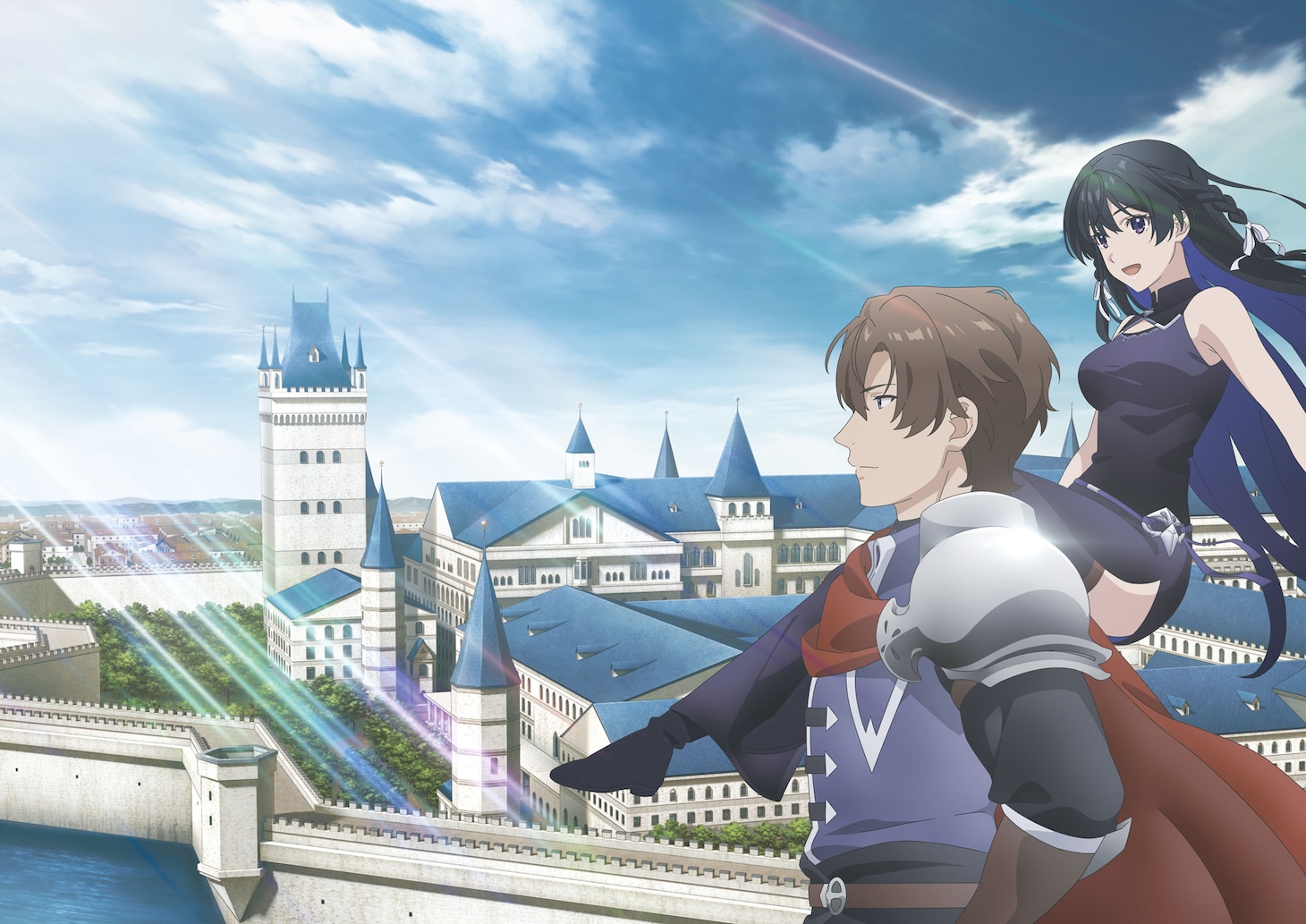 TVアニメ「Unnamed Memory」の“シーナリービジュアル”第1弾「ファルサス」。(c)2022 古宮九時/KADOKAWA/Project Unnamed Memory