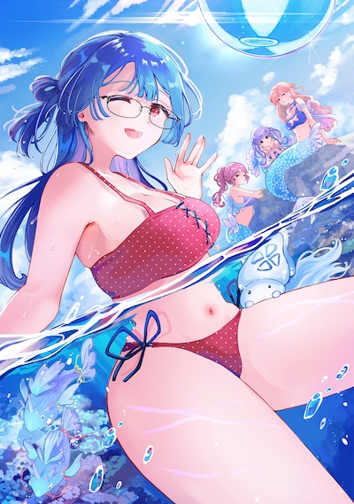 「異世界フィールドワークは今日も大変」扉ページのイラスト。