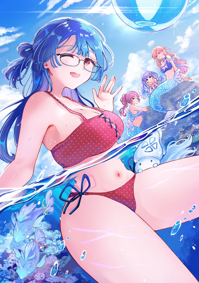 「異世界フィールドワークは今日も大変」扉ページのイラスト。