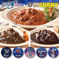 「100時間カレー×『機動戦士ガンダムSEED FREEDOM』コラボコースター付セット」