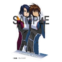 「機動戦士ガンダムSEED/DESTINY ビッグアクリルスタンド アスラン＆キラ パイロットスーツ」
