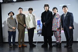 カラオケで映画「カラオケ行こ！」公開記念イベント、ヤクザチームがアカペラ披露