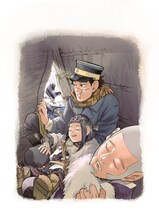 「映画 ゴールデンカムイ ビジュアルブック」に付属するビジュアルボード。(c)野田サトル／集英社 (c)2024映画「ゴールデンカムイ」製作委員会