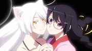 「猫物語(黒)」の場面カット。