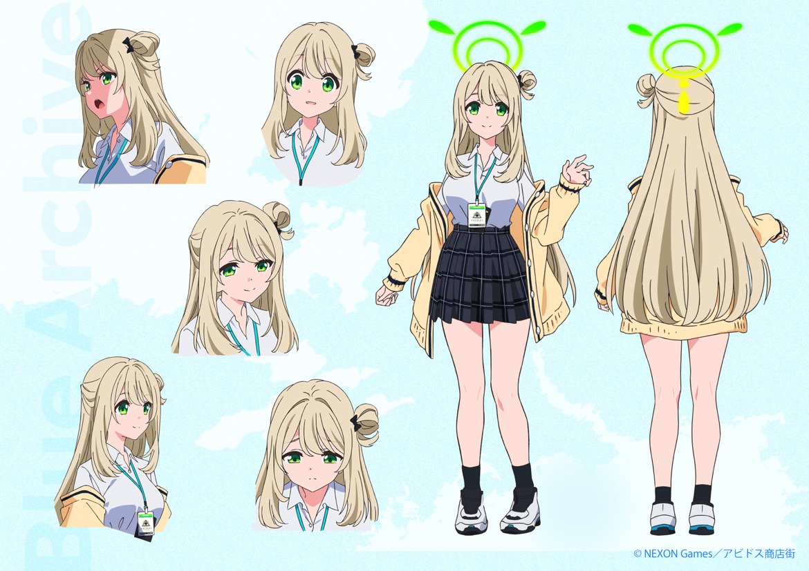 ノノミ（CV：三浦千幸）のキャラクター設定画。(c)NEXON Games / アビドス商店街
