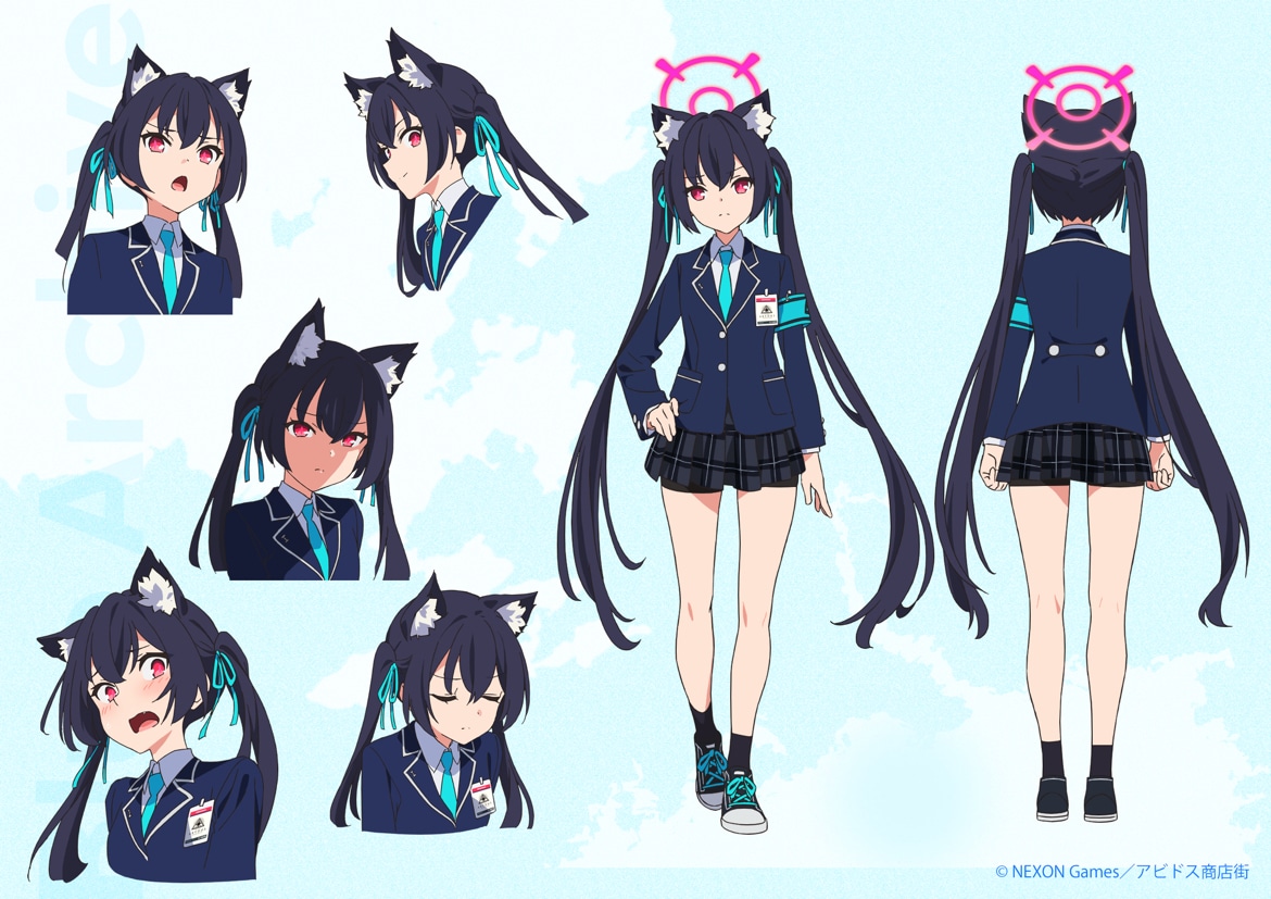 セリカ（CV：大橋彩香）のキャラクター設定画。(c)NEXON Games / アビドス商店街