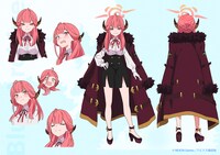 アル（CV：近藤玲奈）のキャラクター設定画。