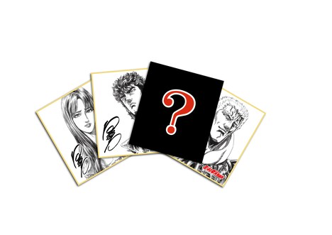 来場者特典の「ミニ色紙風カード」