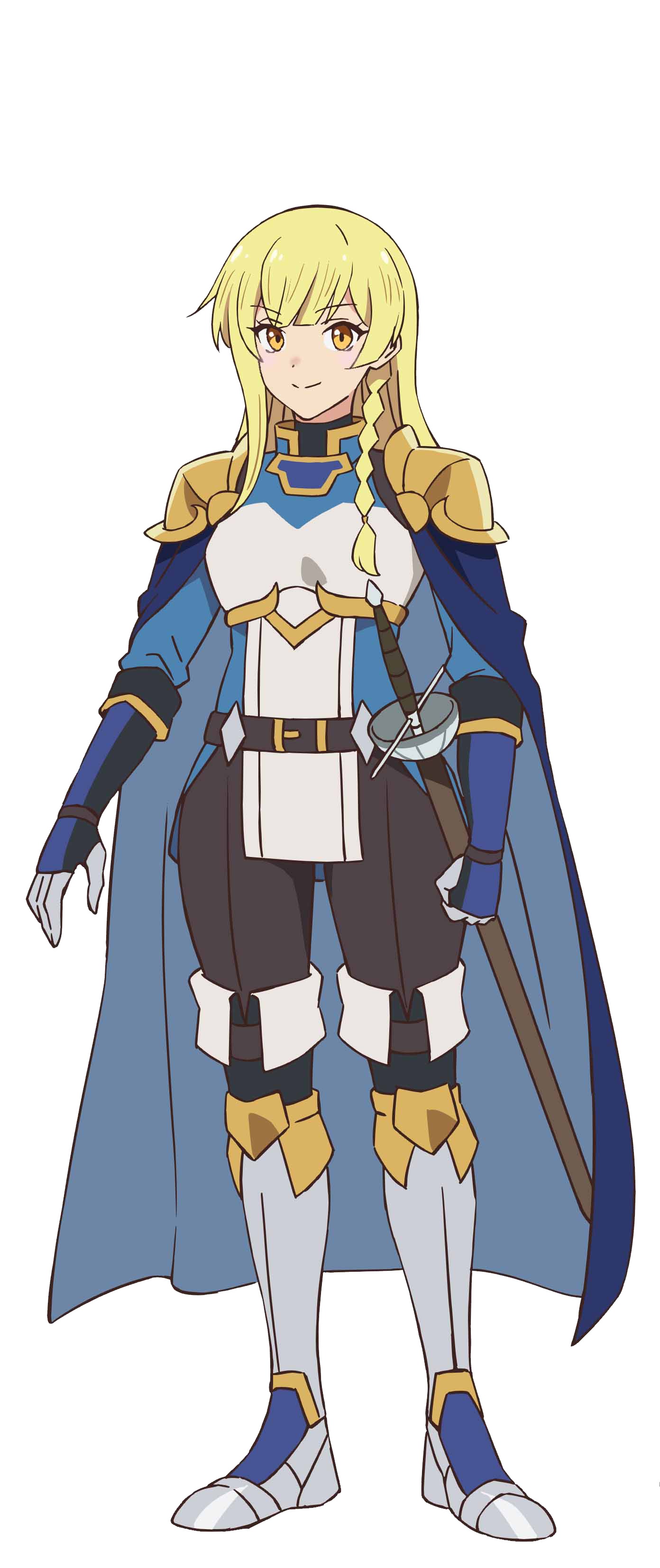 バリロッサ（CV：山根綺） クライロード魔法国の騎士団に所属する女騎士。没落した貴族の実家を再興しようと奮闘している。真面目で努力家。  (c)鬼ノ城ミヤ・オーバーラップ／Lv2からチートだった製作委員会
