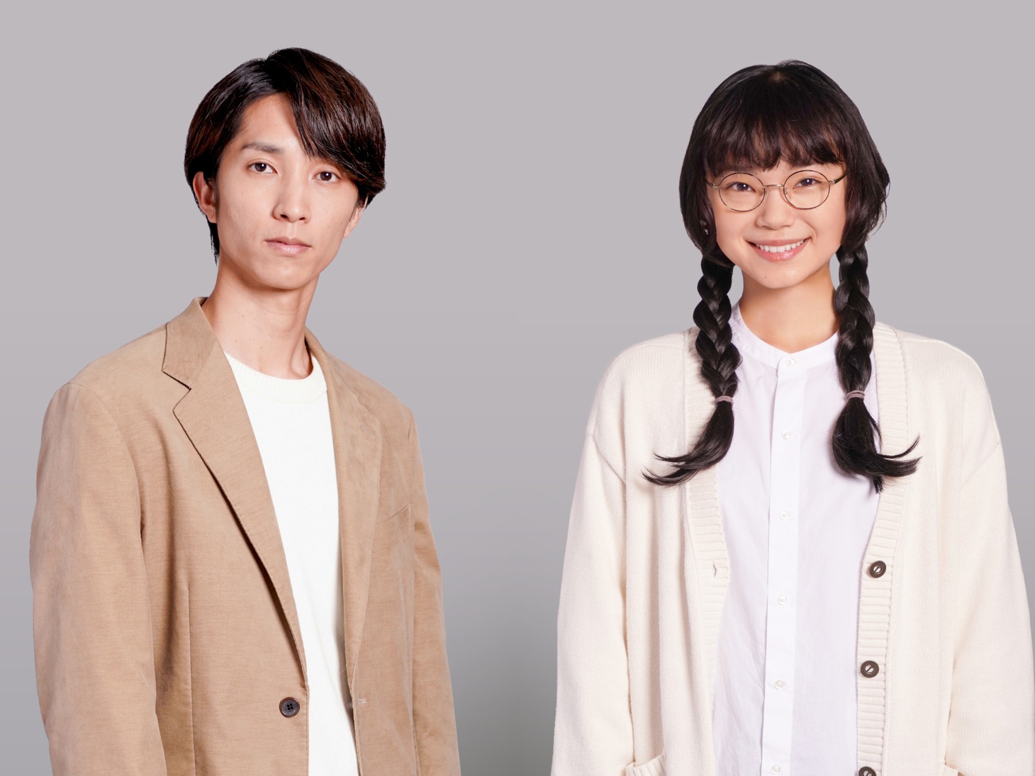 左から田中樹扮する斉藤初、古川琴音扮する眞鍋悠季。